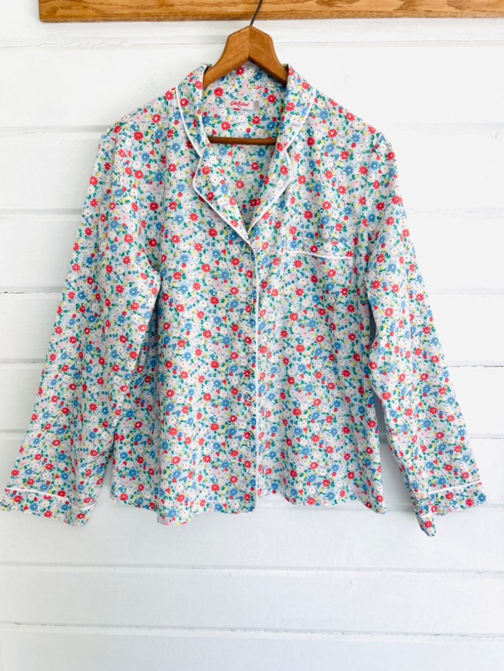 CATH KIDSTON Ditsy Floral Cotton Long Pajamas Set - L - Picture 2 of 15